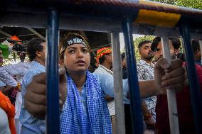 Protesters Clash with Police - India