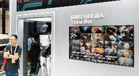 2025 WAIC Tesla Booth