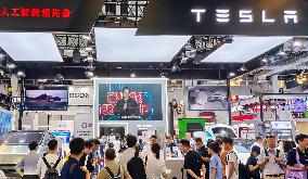 2025 WAIC Tesla Booth