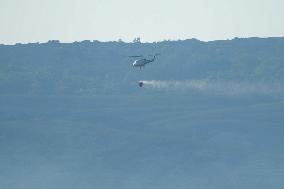 Firefighters Battle 'Fire Whirls' in Northern Spain
