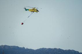 Firefighters Battle 'Fire Whirls' in Northern Spain