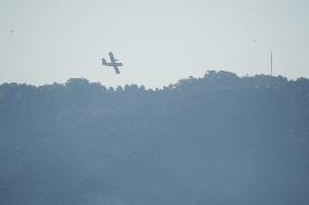 Firefighters Battle 'Fire Whirls' in Northern Spain