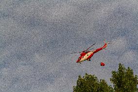Firefighters Battle 'Fire Whirls' in Northern Spain