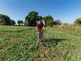 Farming in Aveyron During The Heatwave - France