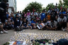 Vigil For Palestinian Journalists Killed By Israeli Forces - Washington DC