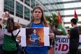 Vigil For Palestinian Journalists Killed By Israeli Forces - Washington DC