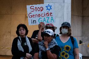 Vigil For Palestinian Journalists Killed By Israeli Forces - Washington DC