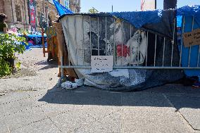 UTOPIA56 Action In Front Of Paris City Hall - France