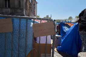 UTOPIA56 Action In Front Of Paris City Hall - France