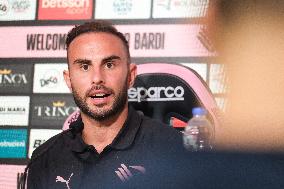 CALCIO - Serie B - Presentation of Palermo FC's new signing, Francesco Bardi