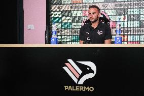 CALCIO - Serie B - Presentation of Palermo FC's new signing, Francesco Bardi