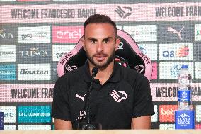 CALCIO - Serie B - Presentation of Palermo FC's new signing, Francesco Bardi