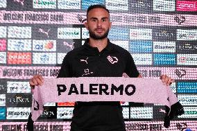 CALCIO - Serie B - Presentation of Palermo FC's new signing, Francesco Bardi