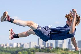World Games 2025 - French Eloan Hitz Wins Silver Medal on Men s Freestyle Final of Parkou