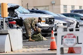 Member of the National Guard arrive - Washington