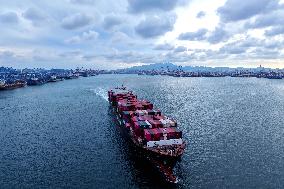 Qingdao Port Foreign Trade Container