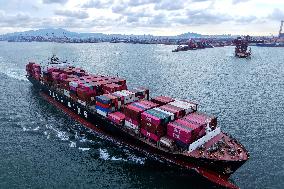Qingdao Port Foreign Trade Container