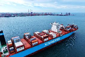 Qingdao Port Foreign Trade Container