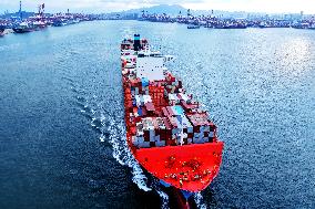 Qingdao Port Foreign Trade Container