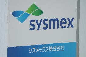 Sysmex signboard and logo