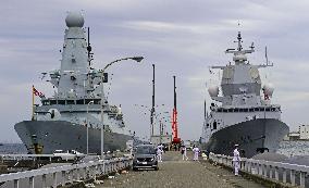 British, Norwegian warships in Yokosuka