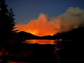Wildfire Ignites South of Port Alberni - Canada