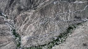 Winding Road in Tibet