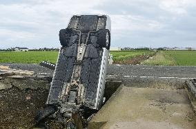 Aftermath of torrential rain in southwestern Japan