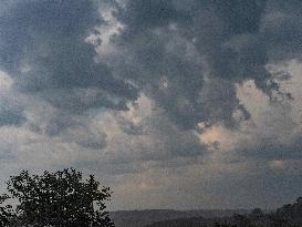 Storm and Hail in Aveyron - France
