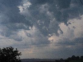 Storm and Hail in Aveyron - France