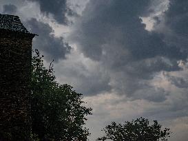 Storm and Hail in Aveyron - France