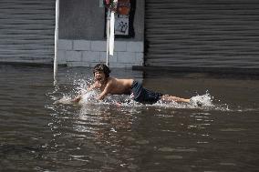Valley of Mexico Flooded Due The Heavy Rains - Mexico