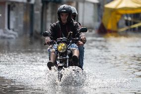 Valley of Mexico Flooded Due The Heavy Rains - Mexico