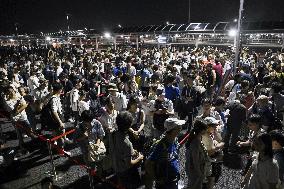Osaka expo after subway disruption