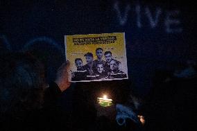 Vigil To Demand Justice For Palestinian journalists Killed In Gaza - Mexico