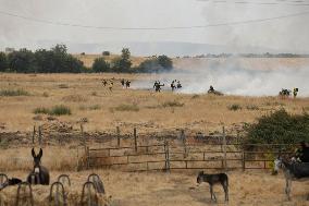 Forest Fires Continue to Burn in Northern Spain