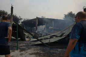 Forest Fires Continue to Burn in Northern Spain