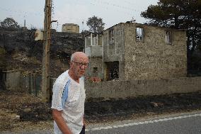 Forest Fires Continue to Burn in Northern Spain