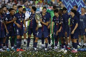 PSG Wins UEFA Supercup - Italy