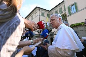 Pope Leo XIV Arrives in His Summer Residence - Italy