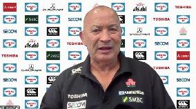 Rugby: Japan head coach Jones