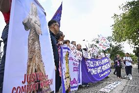 Protest rally in Manila over "comfort" women