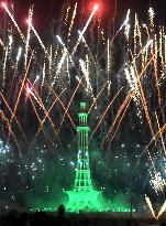 Lahore Celebrates Independence Day with Fireworks - Pakistan