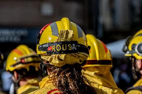 Press Conference by Madrid Forest Firefighters Council - Spain