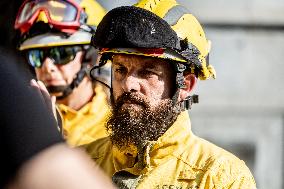 Press Conference by Madrid Forest Firefighters Council - Spain