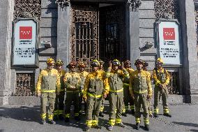Press Conference by Madrid Forest Firefighters Council - Spain