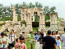Yuanmingyuan Ruins Park in Beijing