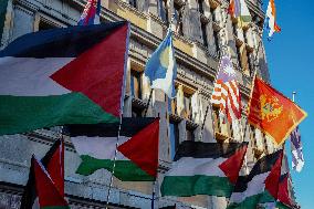 Antwerp Belgium Protest in Solidarity with Gaza - Belgium