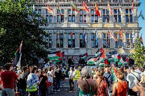 Antwerp Belgium Protest in Solidarity with Gaza - Belgium