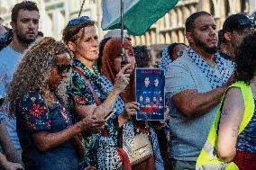 Antwerp Belgium Protest in Solidarity with Gaza - Belgium